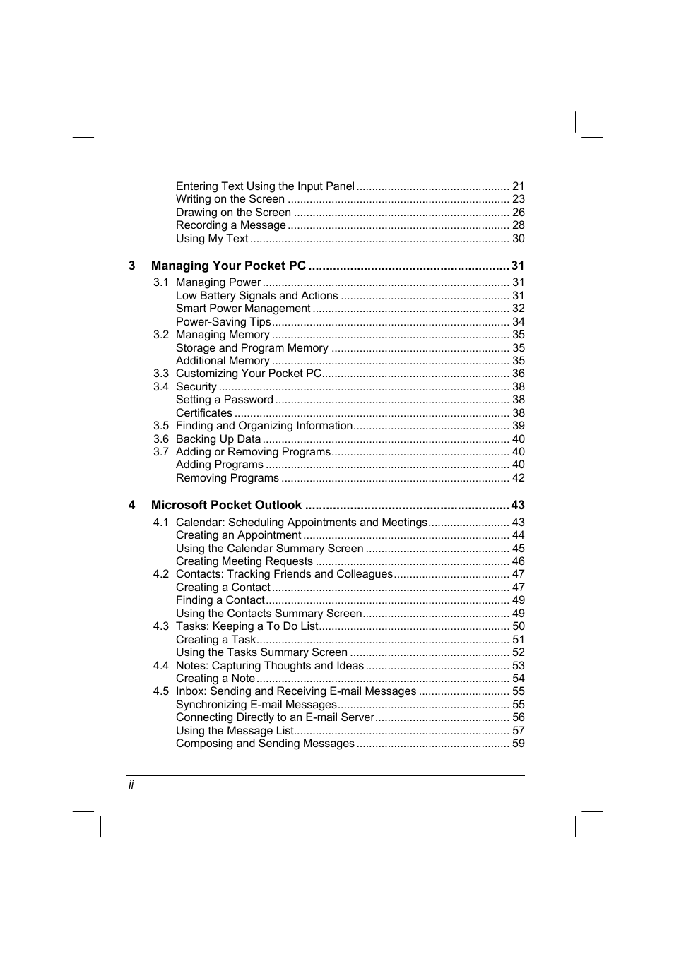 RoverComputers RoverPC P7 PDA User Manual | Page 4 / 129