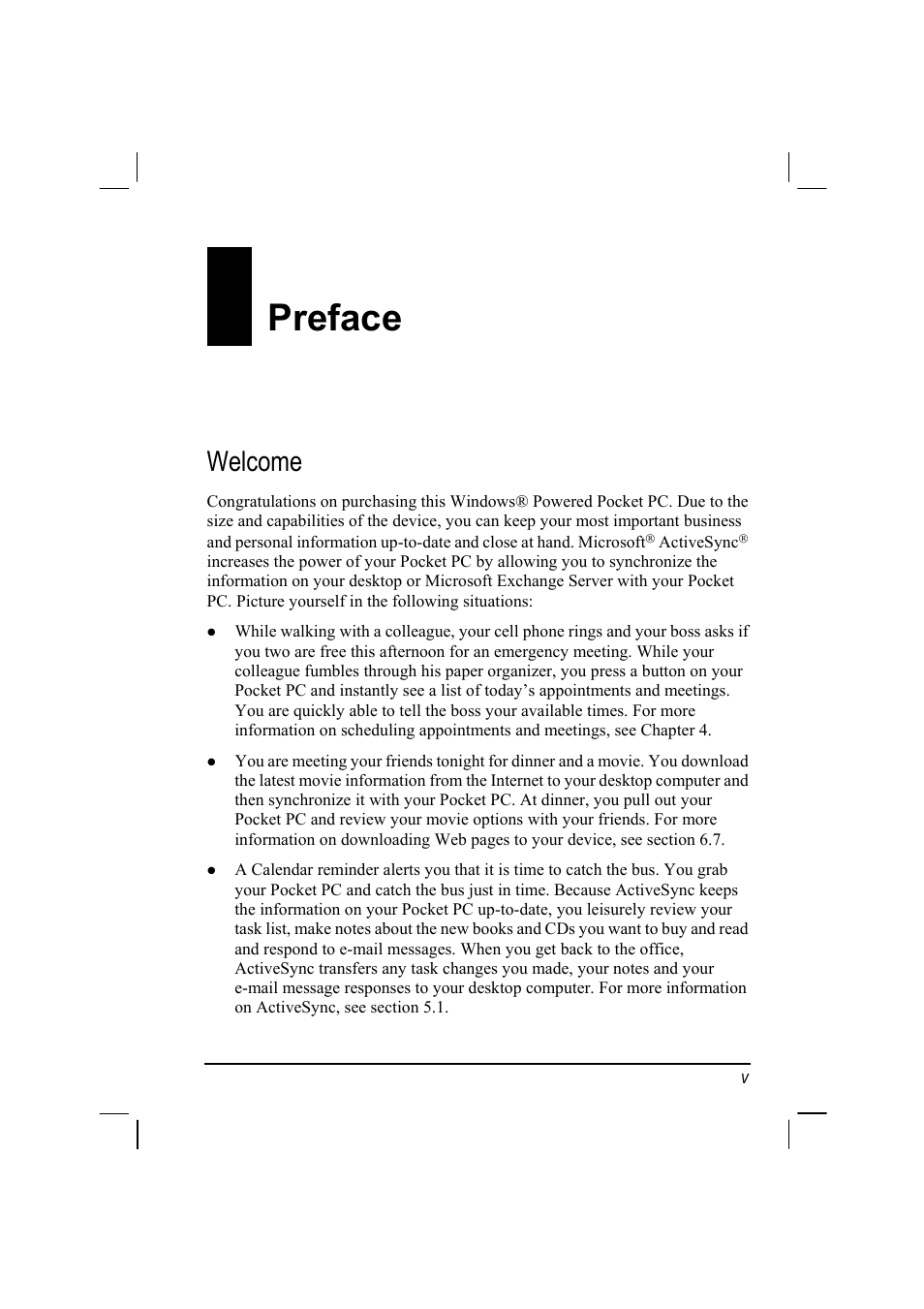 Preface, Welcome | RoverComputers RoverPC P7 PDA User Manual | Page 7 / 129