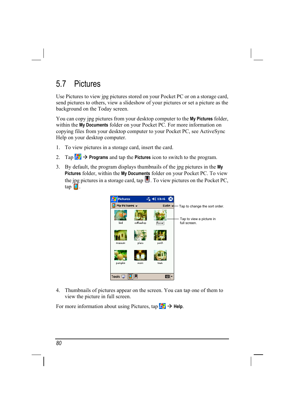 7 pictures | RoverComputers RoverPC P7 PDA User Manual | Page 90 / 129