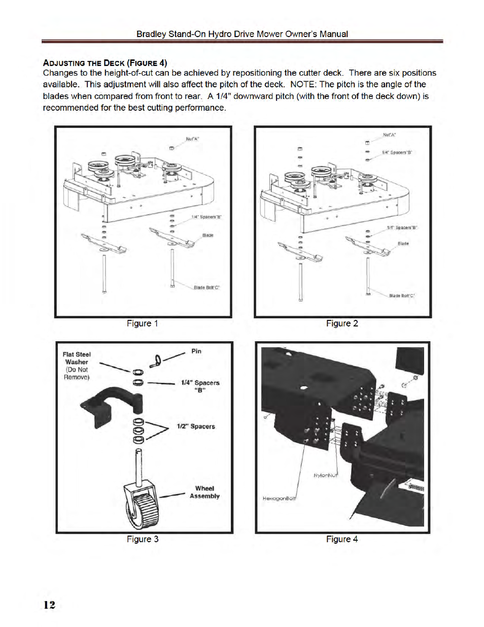 Havener T-Style Stand-On Mower 36, 48 & 52 User Manual | Page 12 / 40