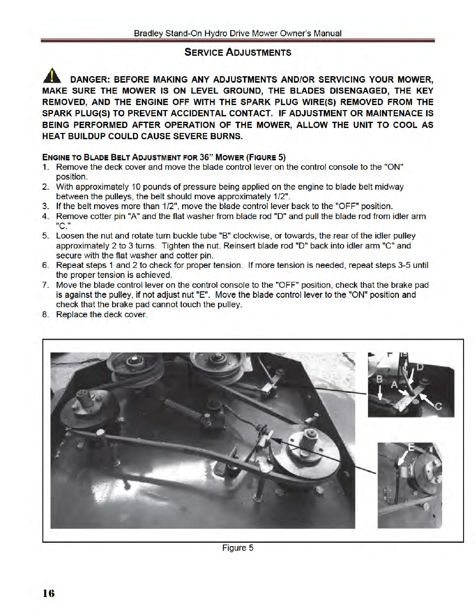 Havener T-Style Stand-On Mower 36, 48 & 52 User Manual | Page 16 / 40