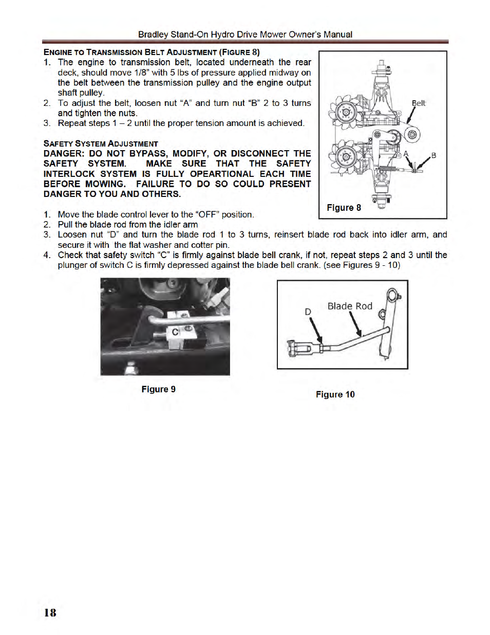 Havener T-Style Stand-On Mower 36, 48 & 52 User Manual | Page 18 / 40