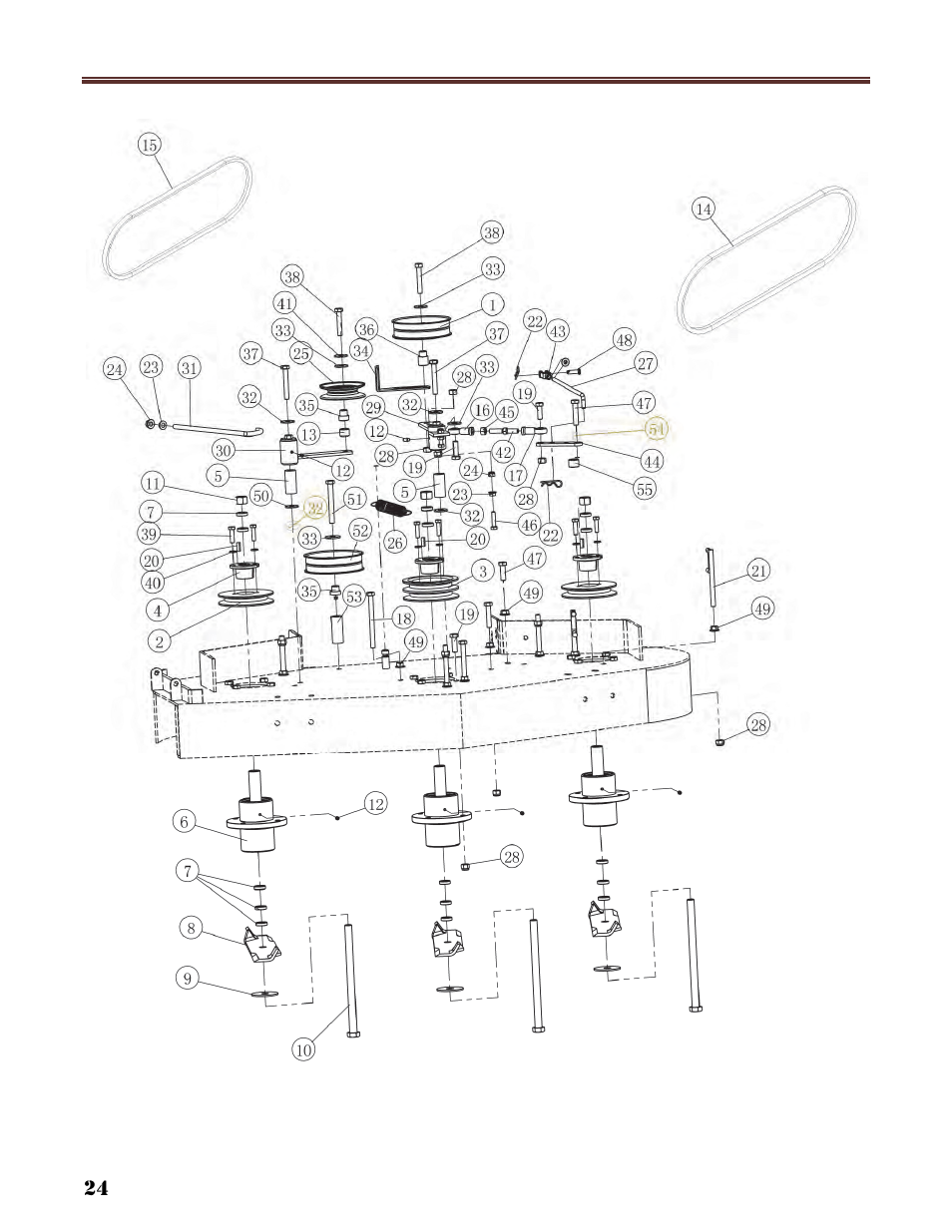 Havener T-Style Stand-On Mower 36, 48 & 52 User Manual | Page 24 / 40