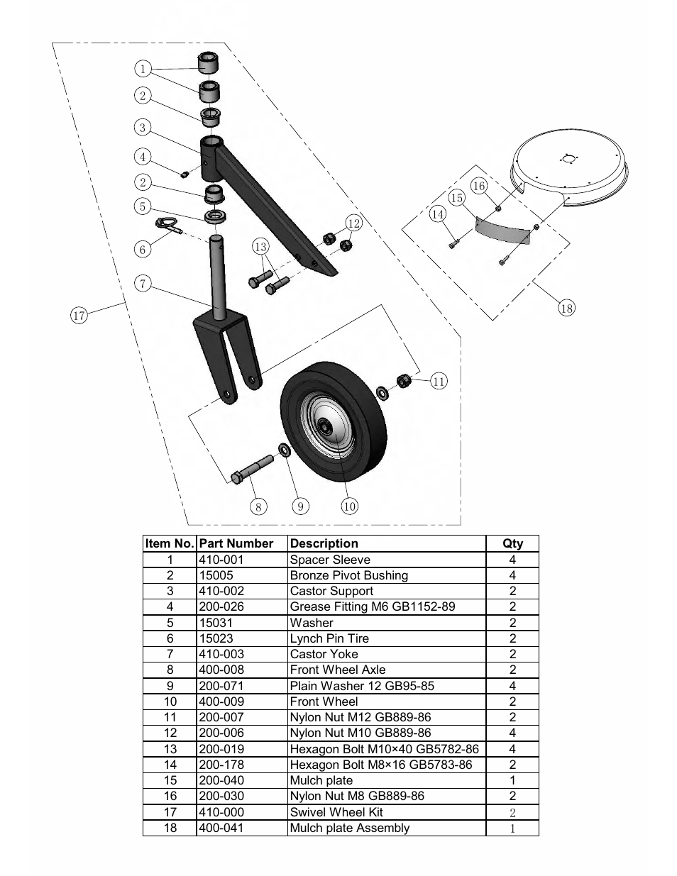 Havener 22DP22BP24SP with Vertical Shaft Engine User Manual | Page 18 / 18