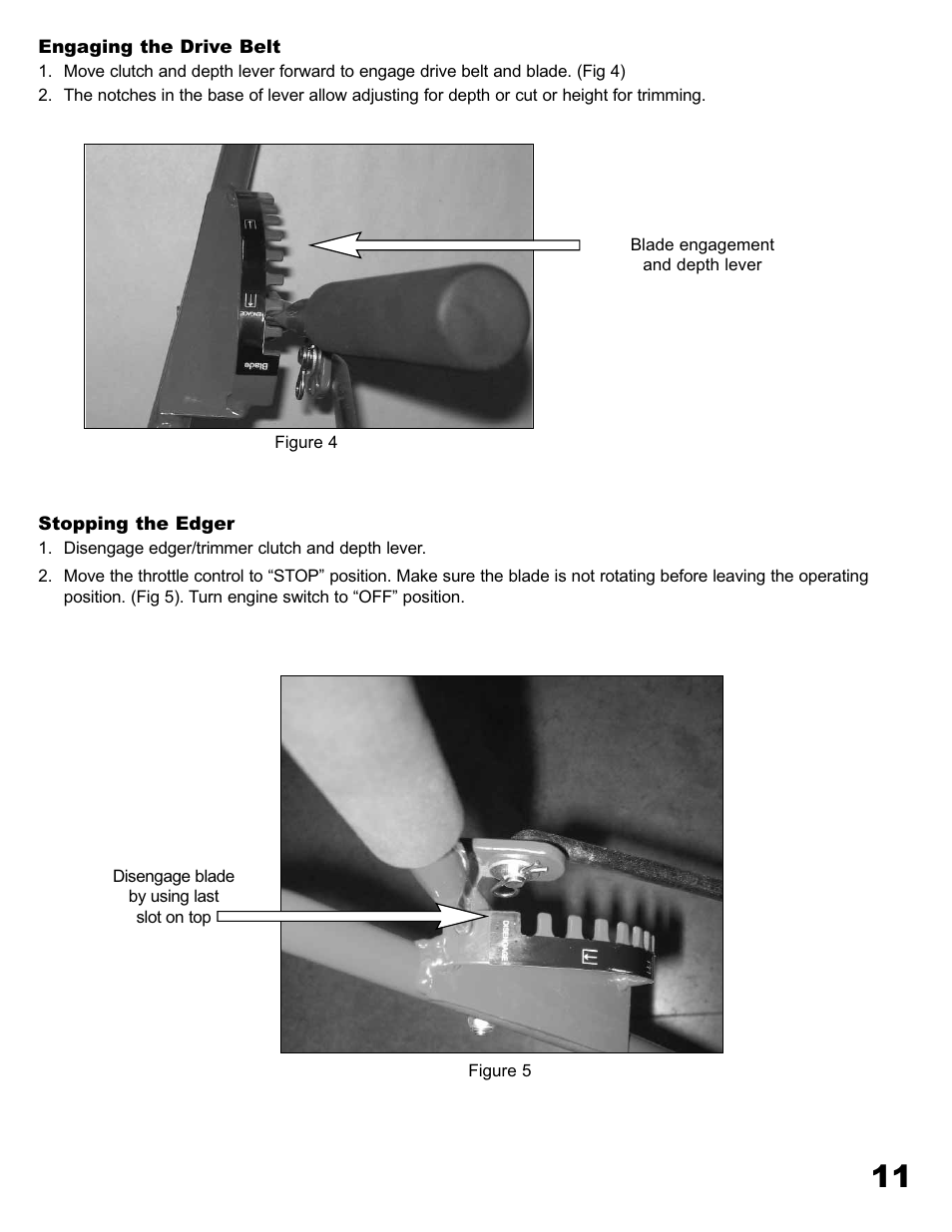 Havener E-40 Edger User Manual | Page 11 / 23