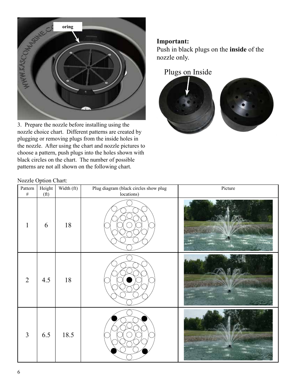 Plugs on inside | Kasco Marine 2400SF xStream User Manual | Page 6 / 20