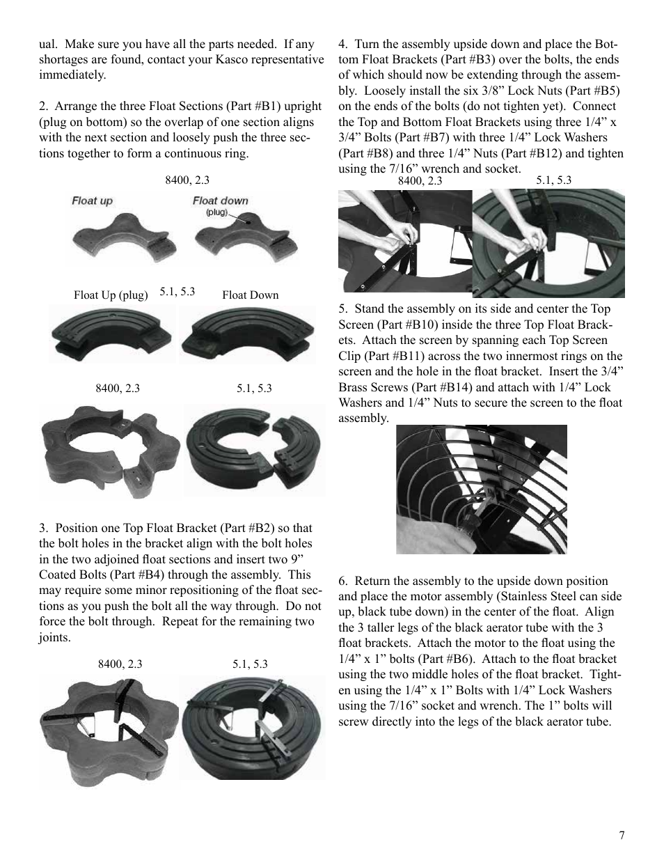 Kasco Marine VFX Series User Manual | Page 7 / 24