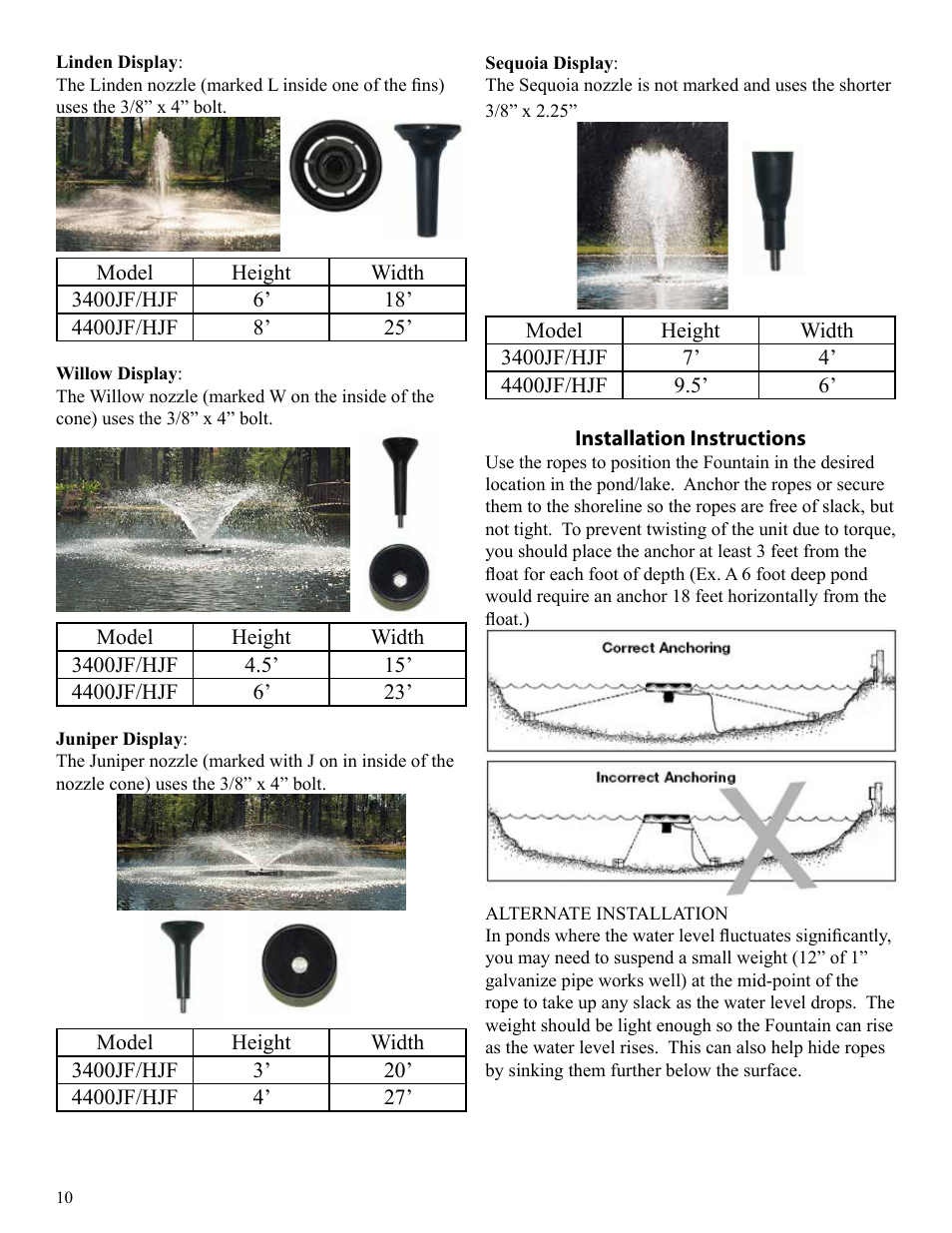 Kasco Marine 4400HJF User Manual | Page 10 / 24