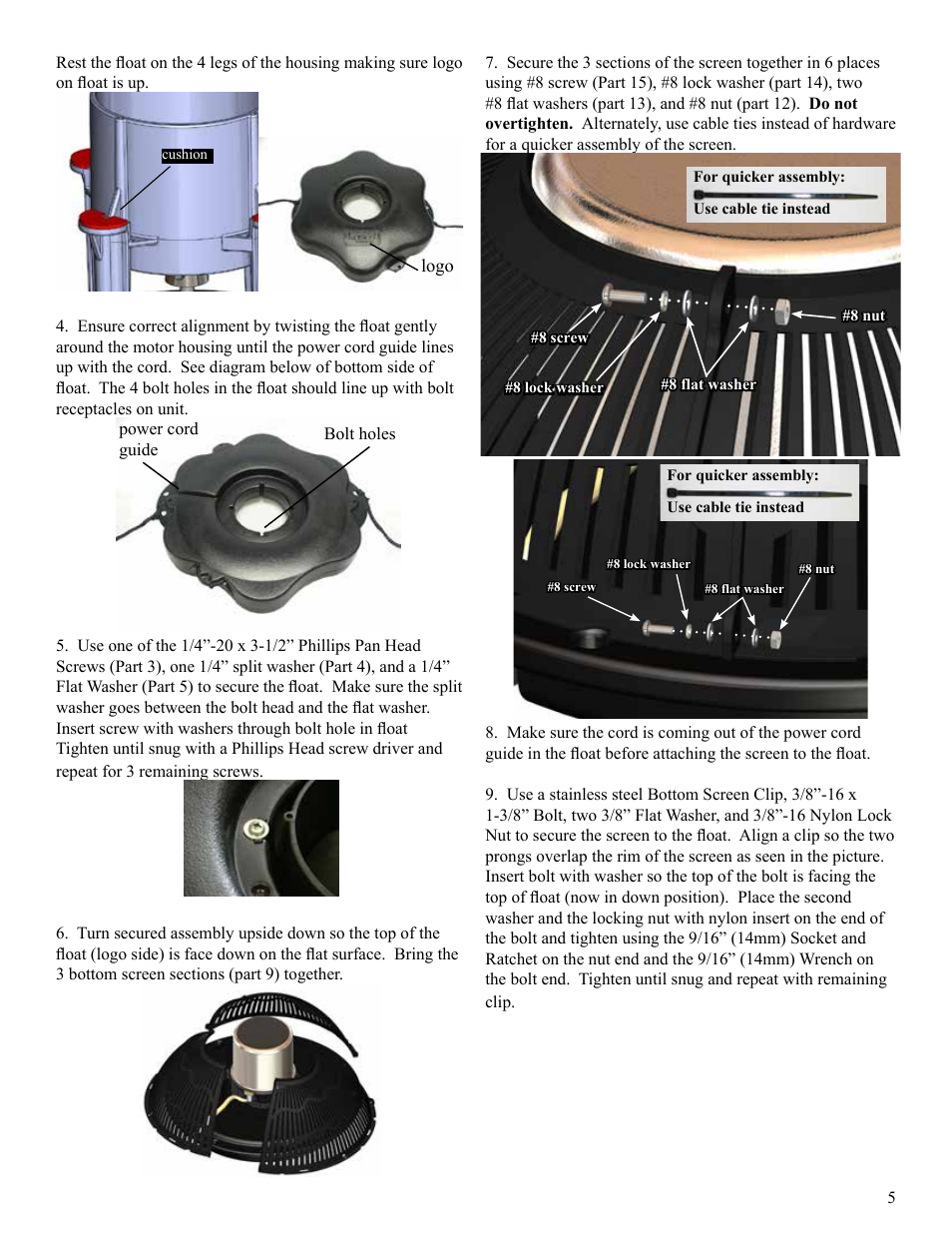Kasco Marine 4400HJF User Manual | Page 5 / 24