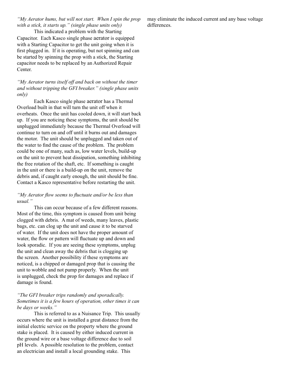 Kasco Marine J Series User Manual | Page 25 / 28