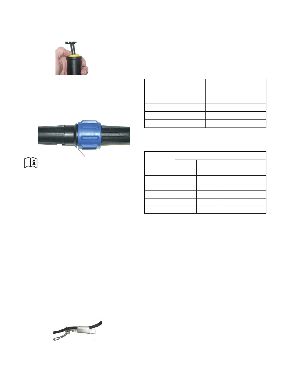 Dimensione dei cavi e della guarnizione | Kasco Marine 4400EJ User Manual | Page 78 / 134