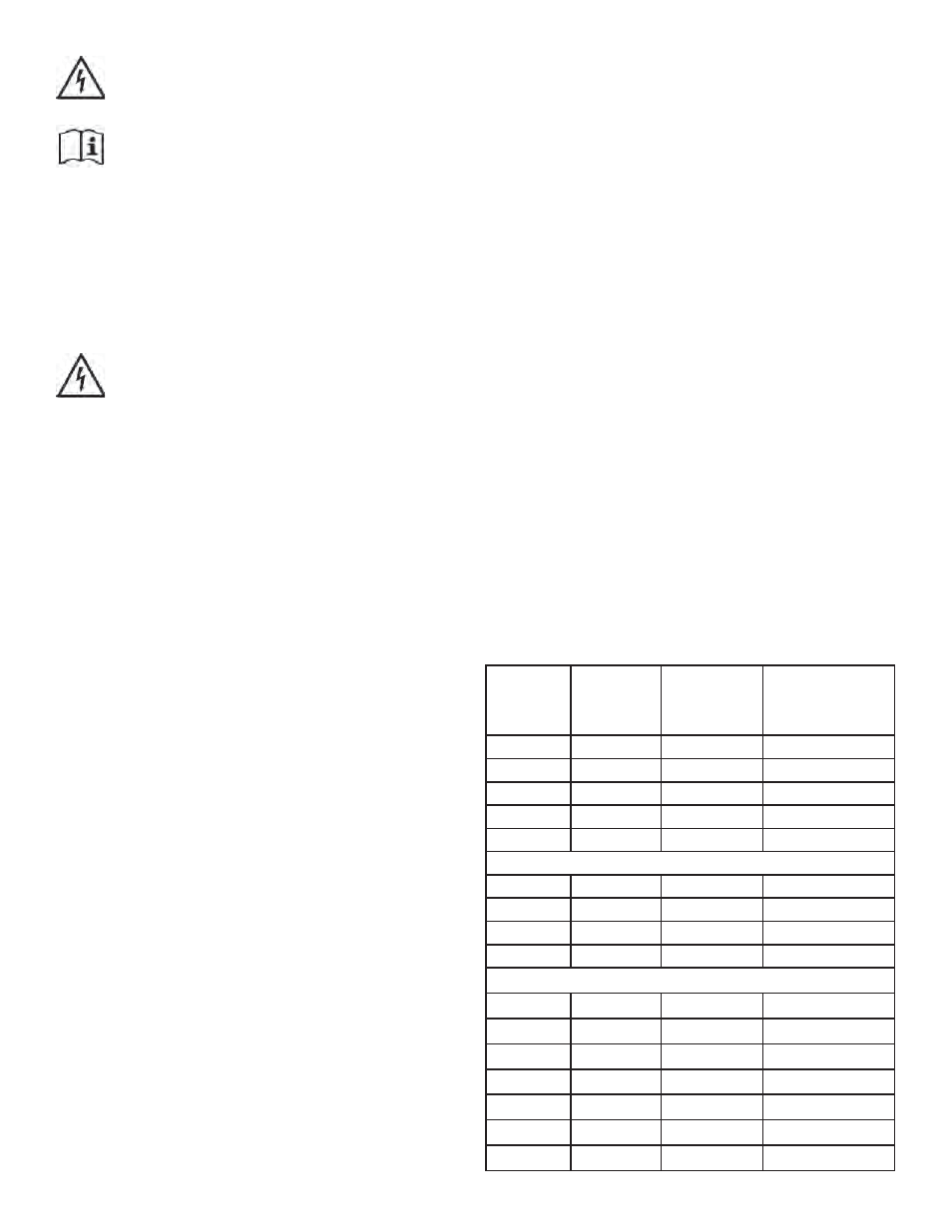 Wichtige sicherheitsinformationen, Gerätespezifizierung | Kasco Marine 50Hz Aerator & Circulators User Manual | Page 58 / 154