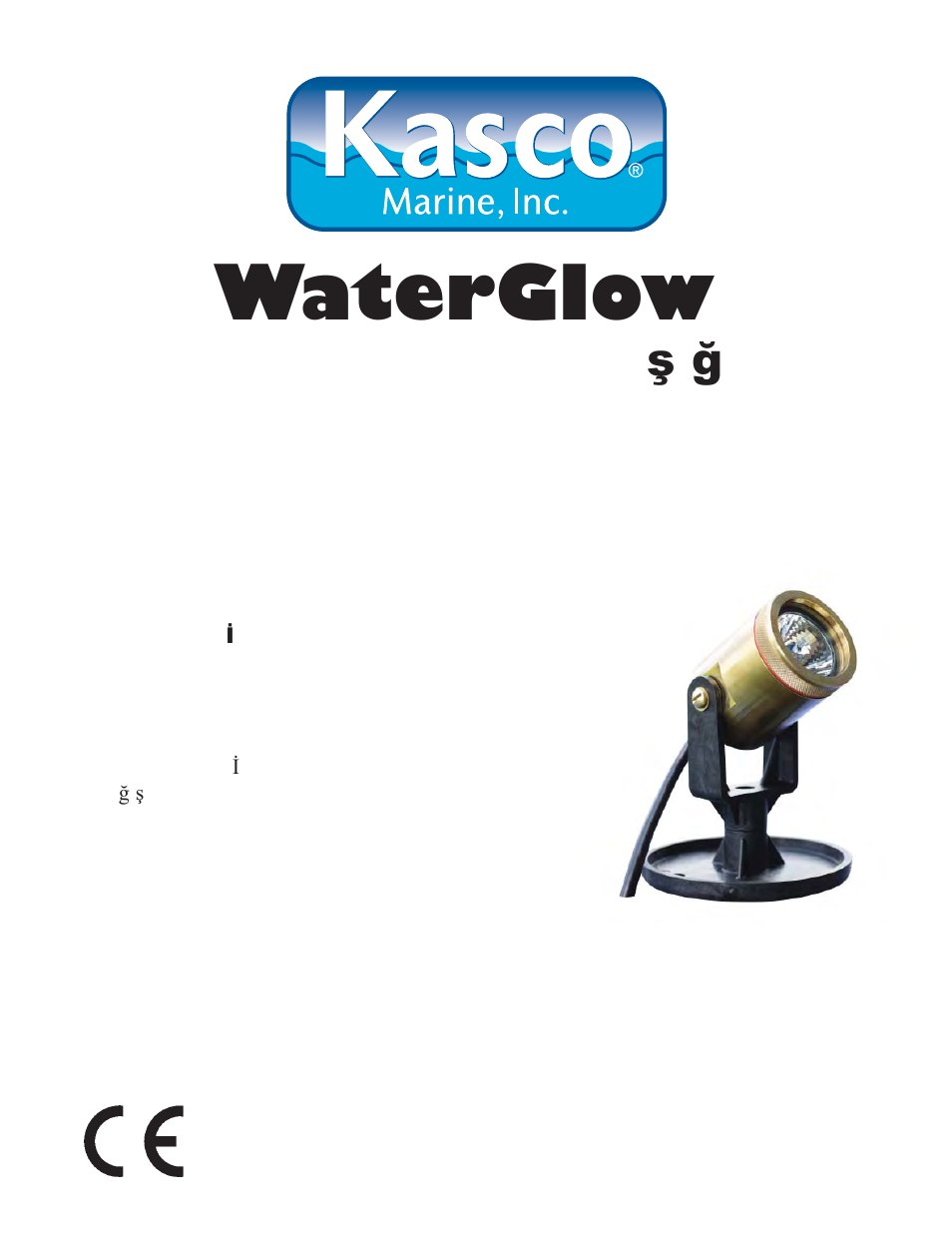 Turkish, Waterglow, Su altı manzara işığı kullanım kılavuzu lle1005 | Kasco Marine LLE1005 User Manual | Page 61 / 66