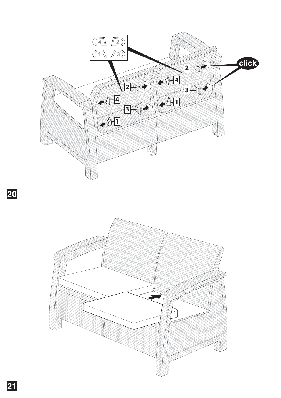 Keter Corfu Set User Manual | Page 22 / 24