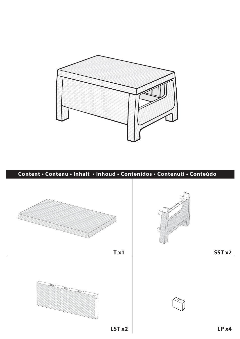 Keter Corfu Set User Manual | Page 23 / 24