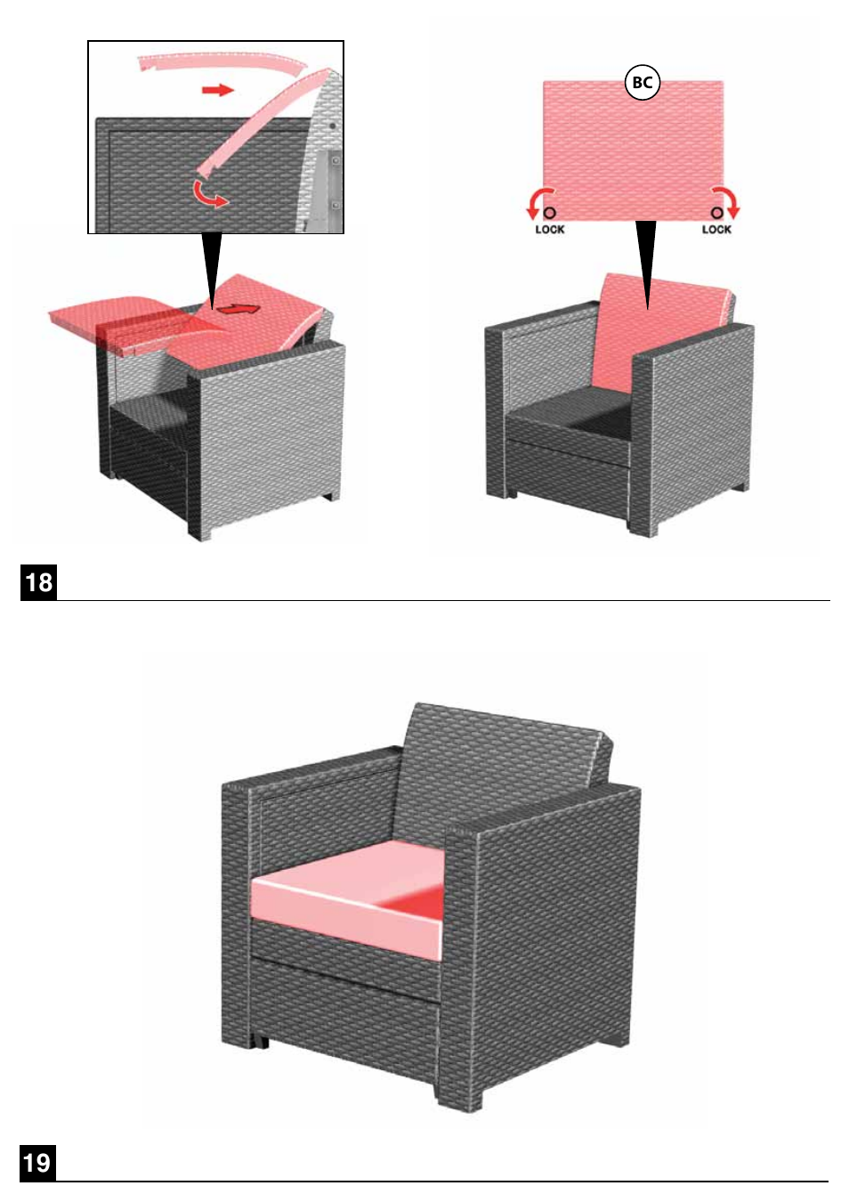 Keter Limousine Balcony Set User Manual | Page 13 / 16