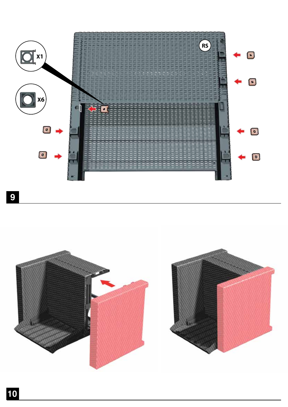 Keter Limousine Balcony Set User Manual | Page 8 / 16