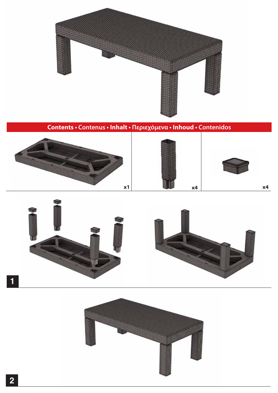 Keter Limousine Set User Manual | Page 15 / 28