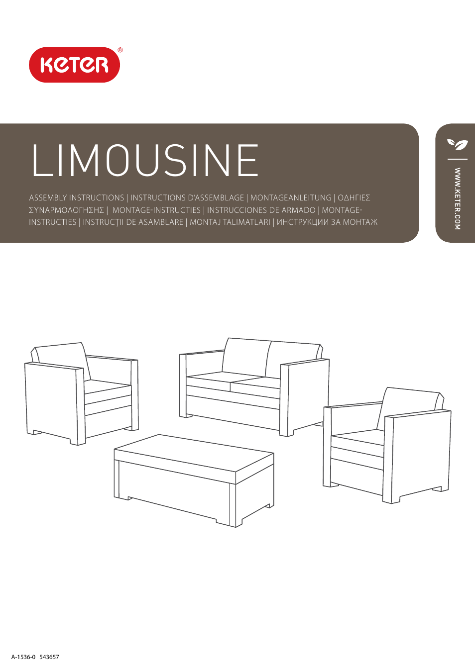 Keter Limousine Storage User Manual | 32 pages