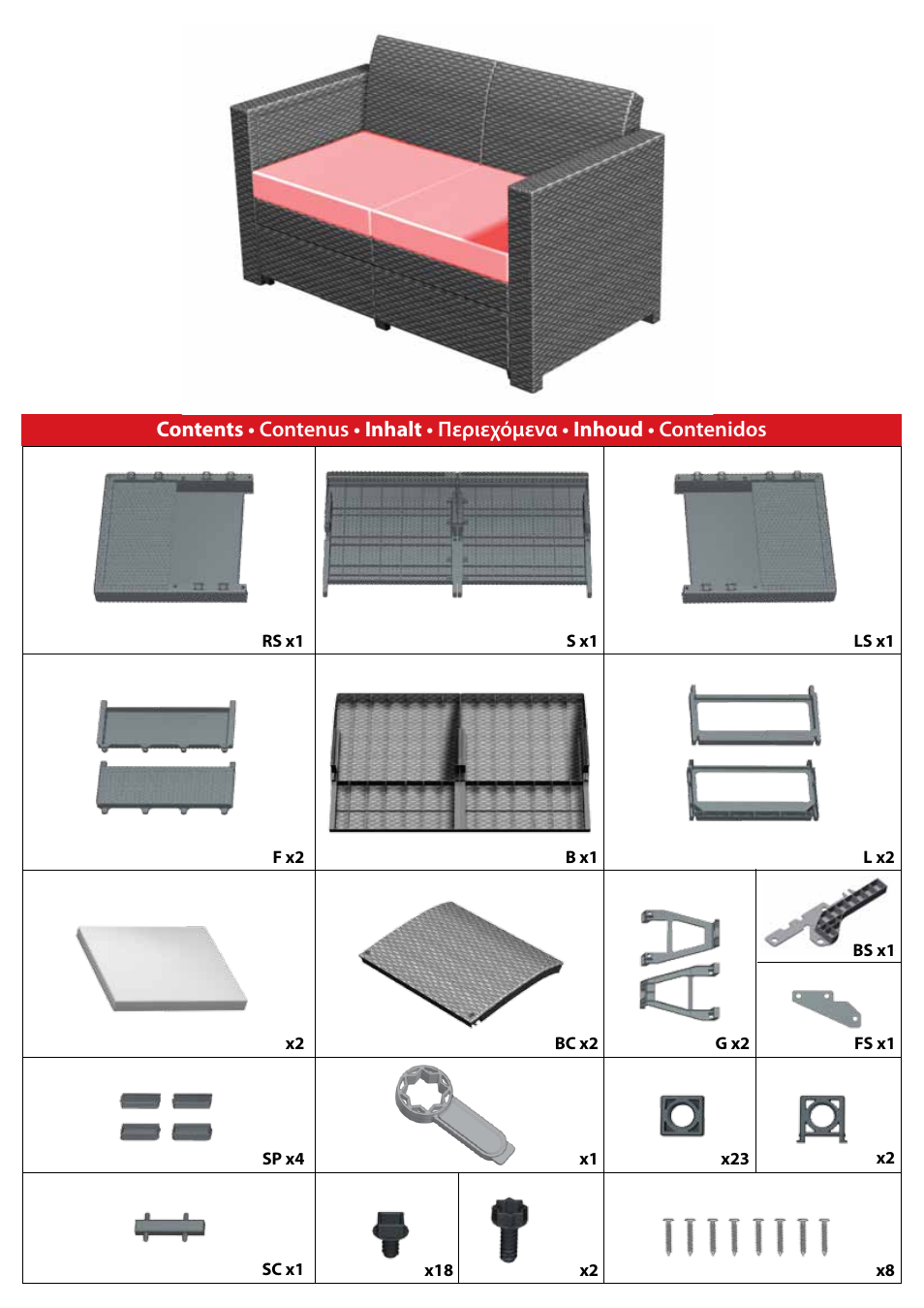 Keter Limousine Storage User Manual | Page 14 / 32