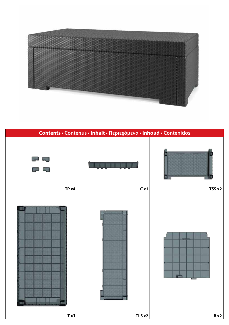 Keter Limousine Storage User Manual | Page 25 / 32