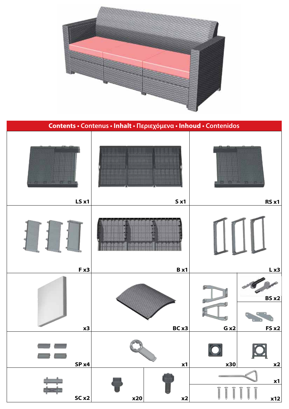Keter Limousine Triple User Manual | Page 4 / 16