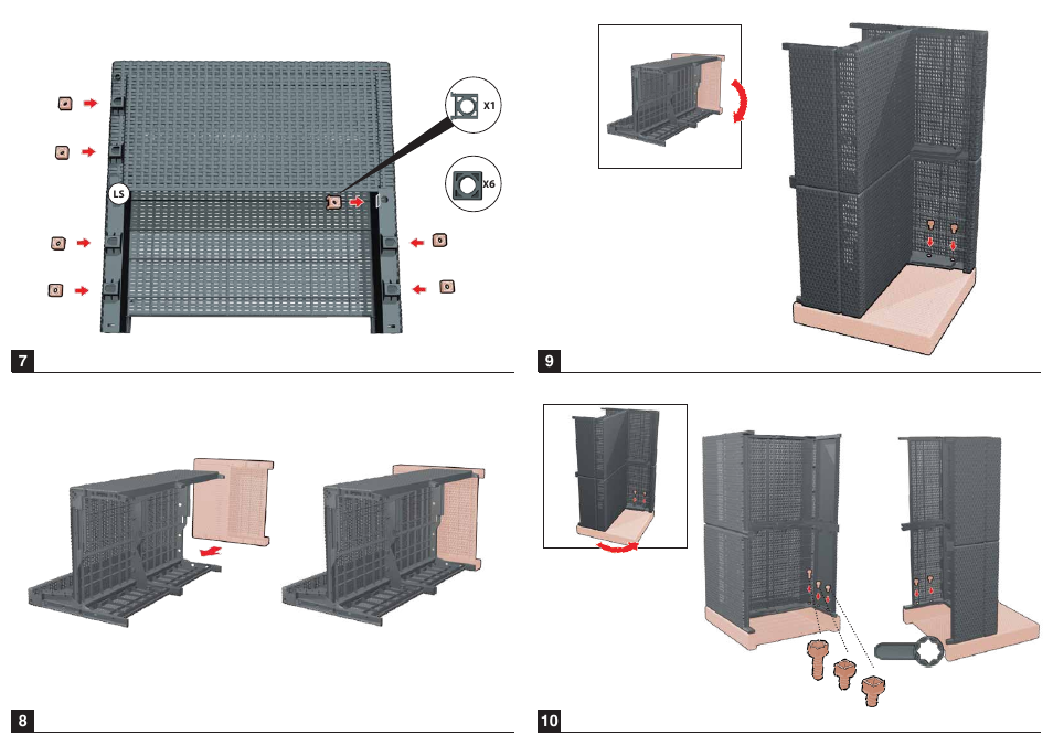 Keter Riviera Set Loveseat User Manual | Page 5 / 9