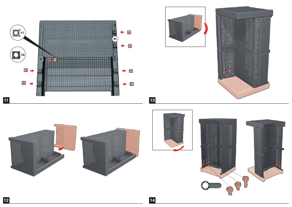 Keter Riviera Set Loveseat User Manual | Page 6 / 9