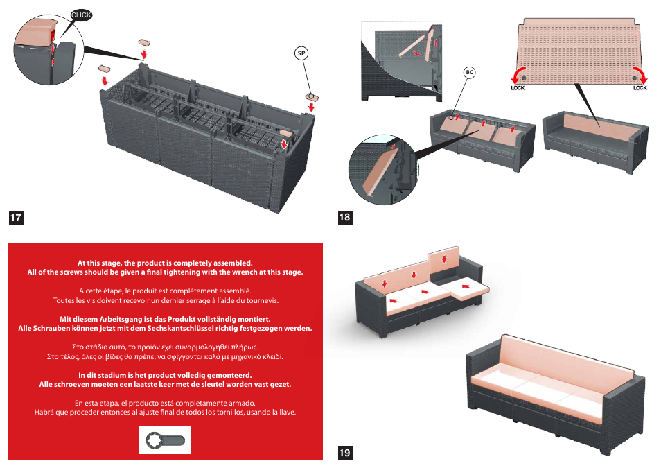 Keter Mistral Set Sofa User Manual | Page 7 / 8