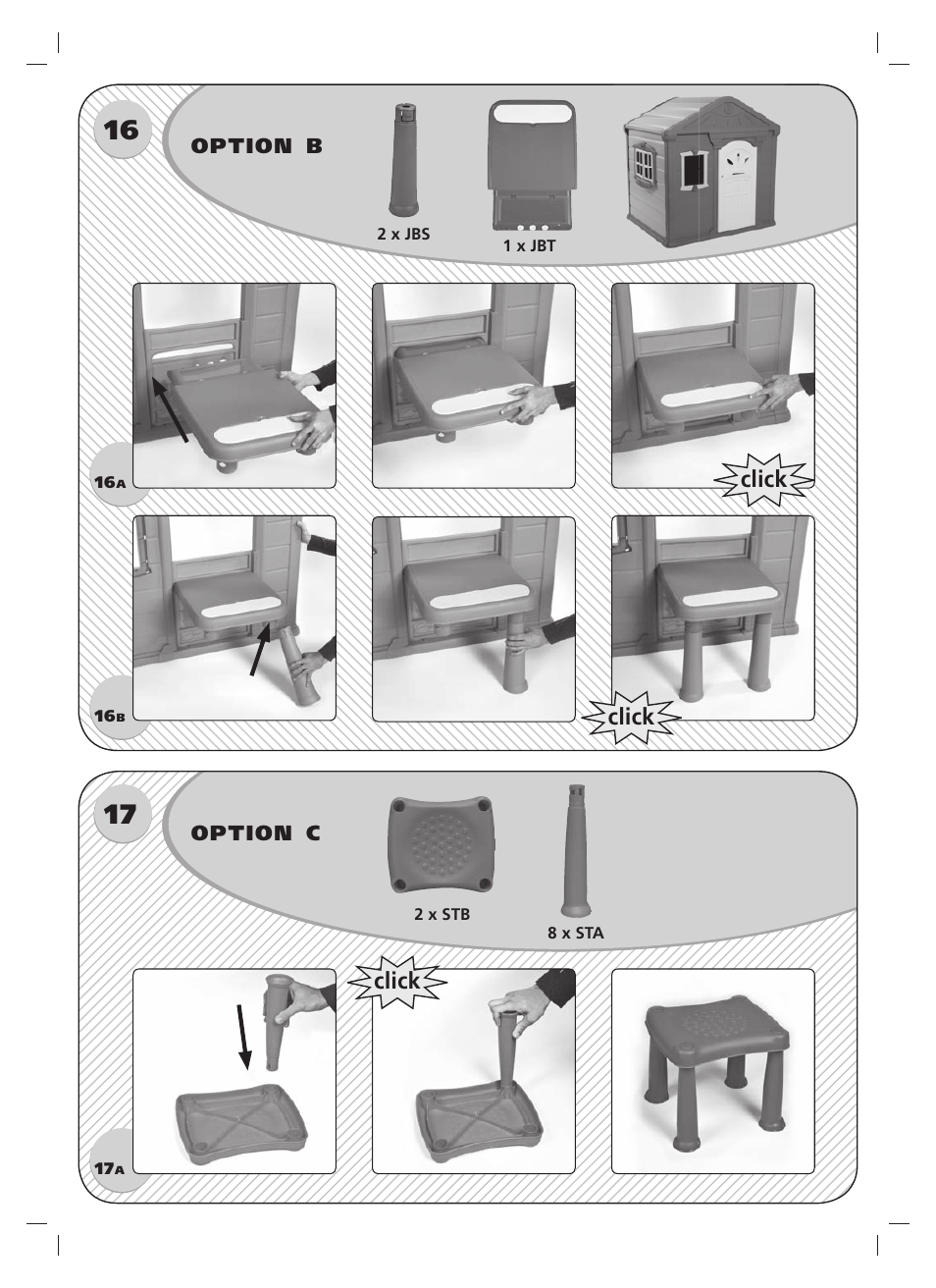 Keter Jumbo Playhouse & FREE Boogie Slide User Manual | Page 18 / 20