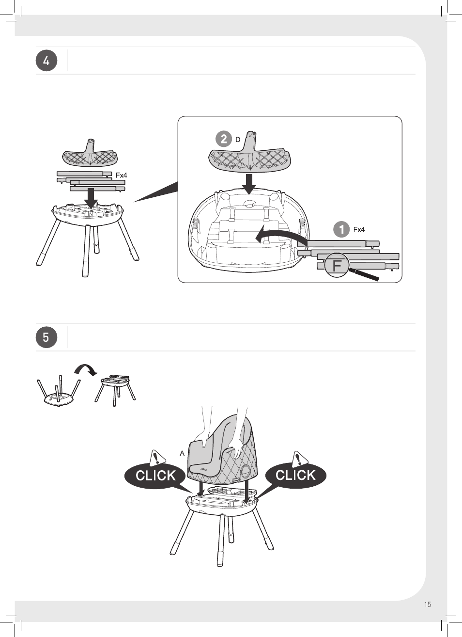 Keter Multi Dine - High Chair User Manual | Page 23 / 28