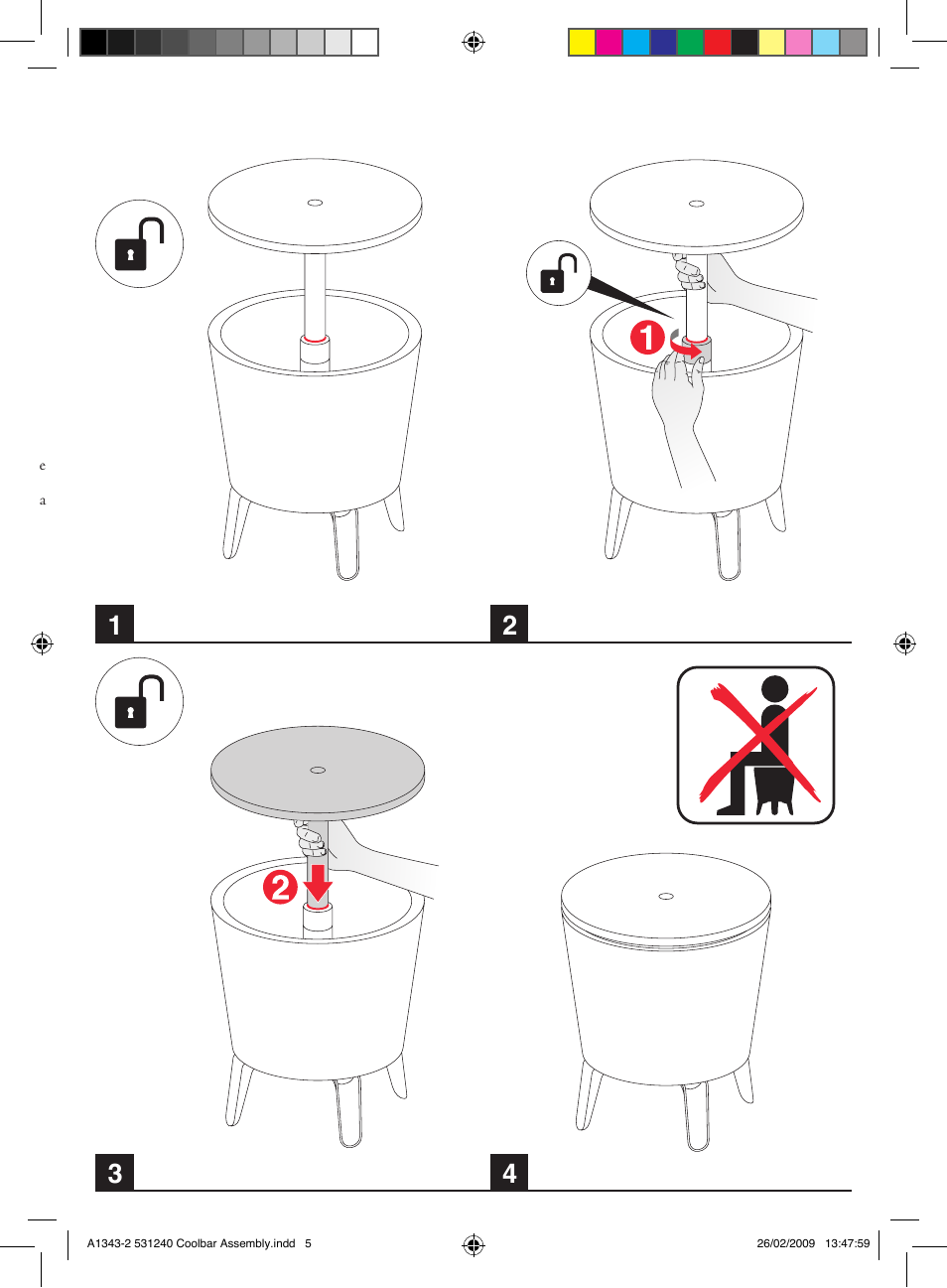 Keter Cool Bar User Manual | Page 5 / 8