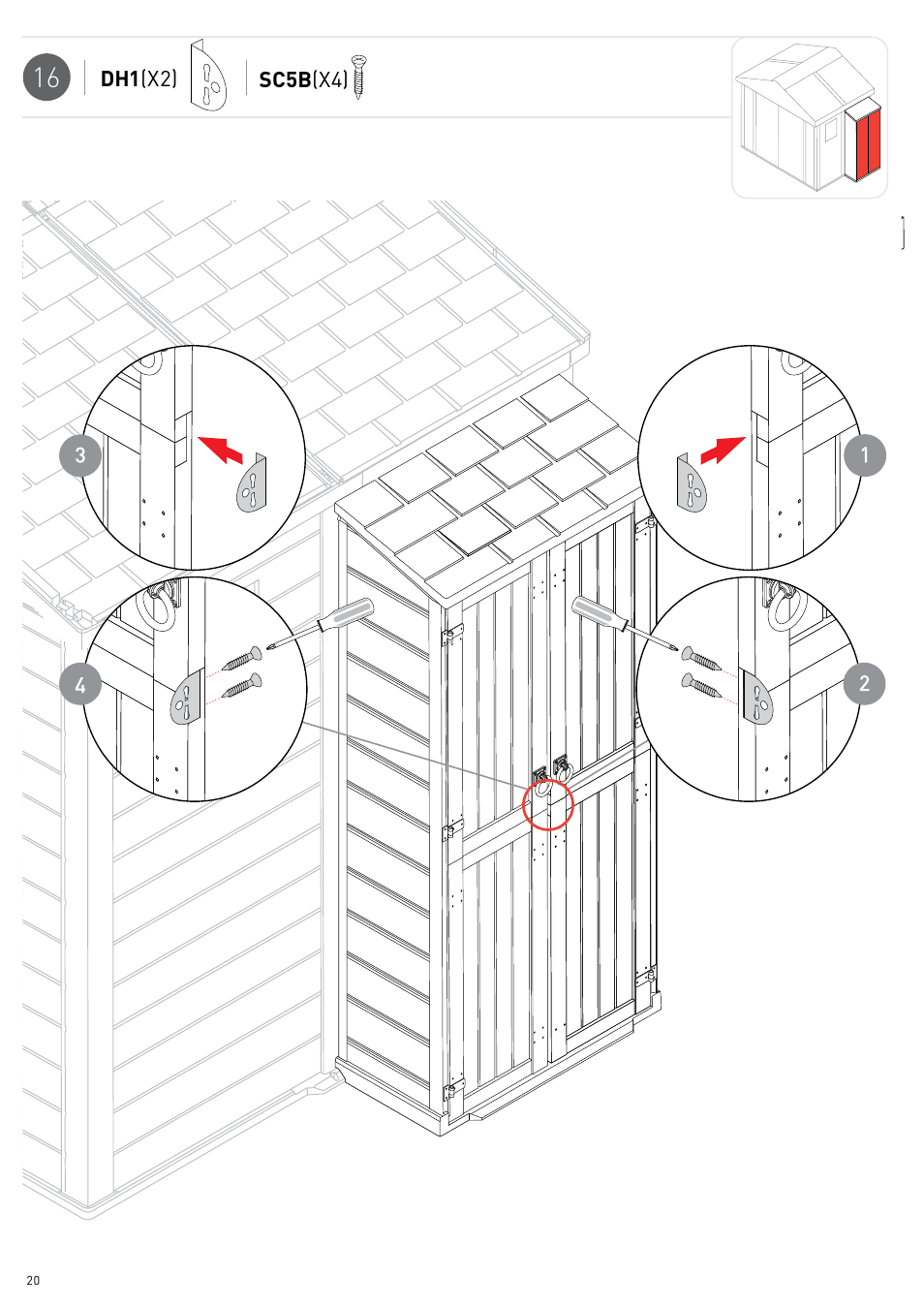 Keter INFINITY NG CABINET User Manual | Page 20 / 24