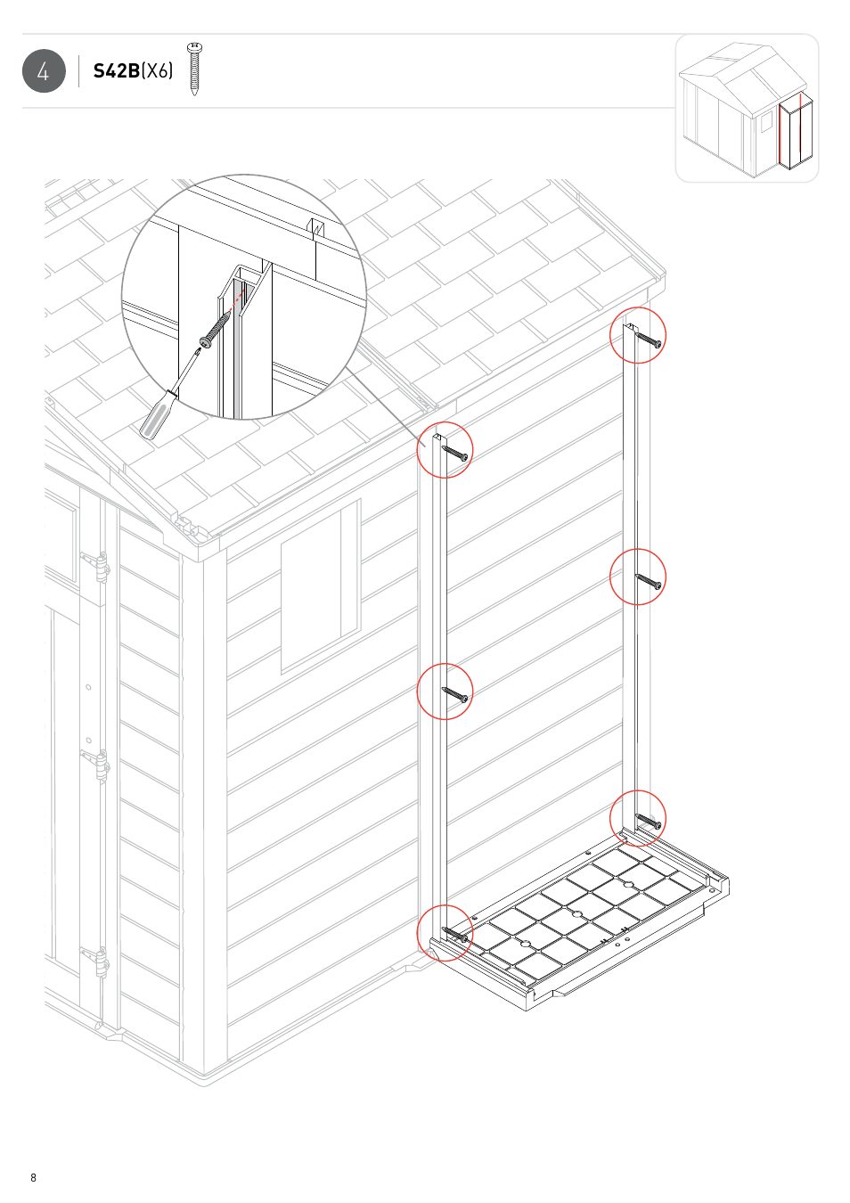 Keter INFINITY NG CABINET User Manual | Page 8 / 24