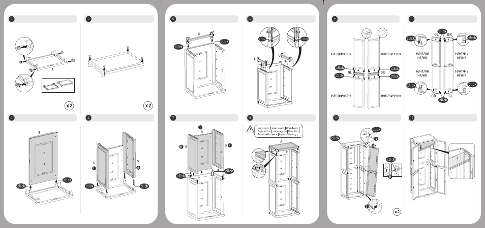 Keter Multi Purpose Storage Cabinet User Manual | Page 3 / 6