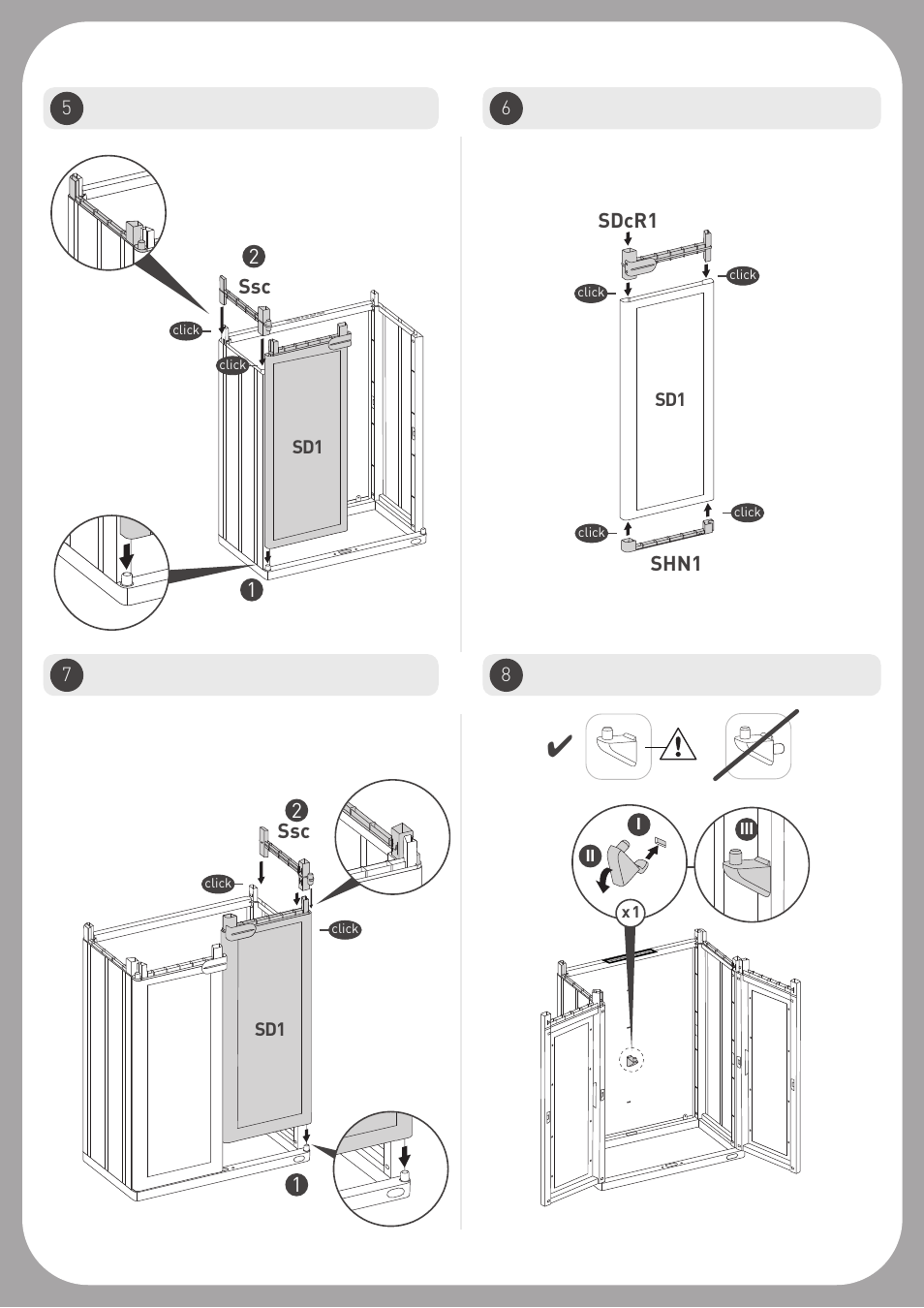 21 ssc, Ssc 1 2 sdcr1 shn1 | Keter Space Rite Utility Cabinet User Manual | Page 3 / 6