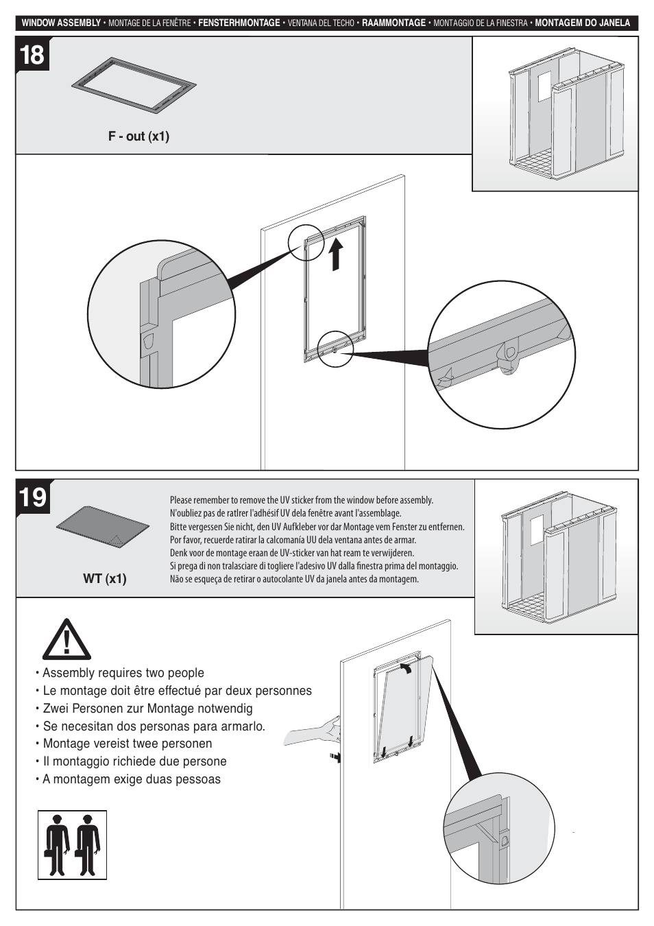 Keter Apex 4x6 User Manual | Page 19 / 30