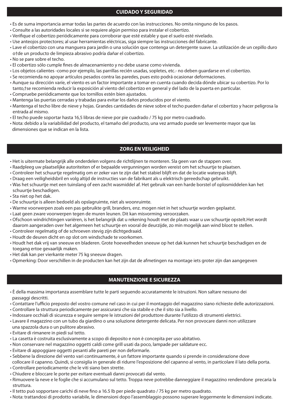 Keter Apex 4x6 User Manual | Page 29 / 30