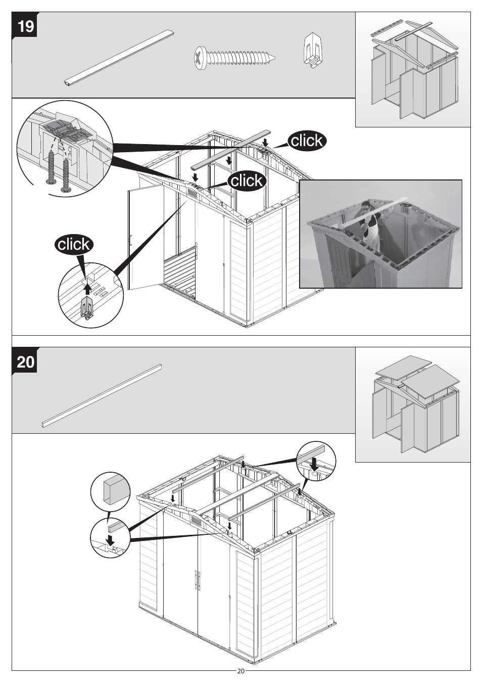 Keter Apex 8x6 User Manual | Page 20 / 32