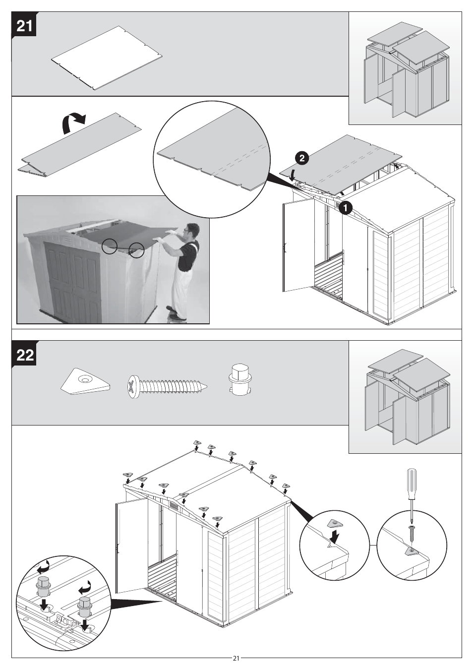 Keter Apex 8x6 User Manual | Page 21 / 32