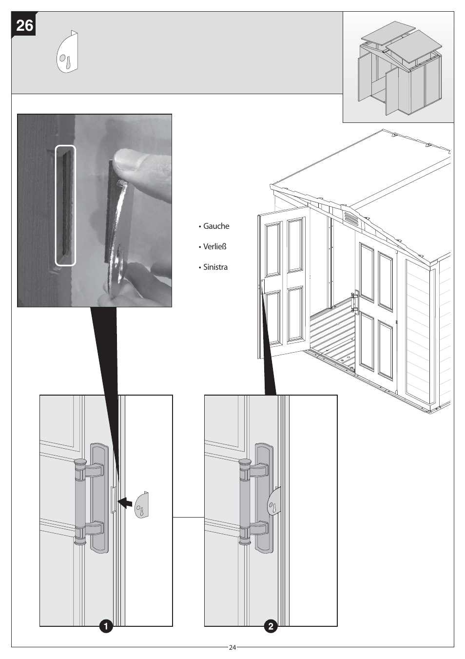 Keter Apex 8x6 User Manual | Page 24 / 32