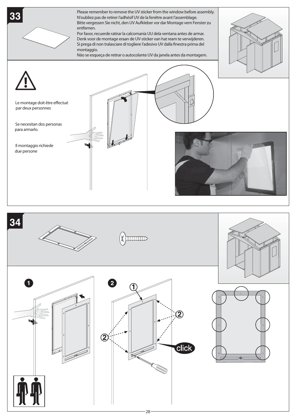 Keter Apex 8x6 User Manual | Page 28 / 32