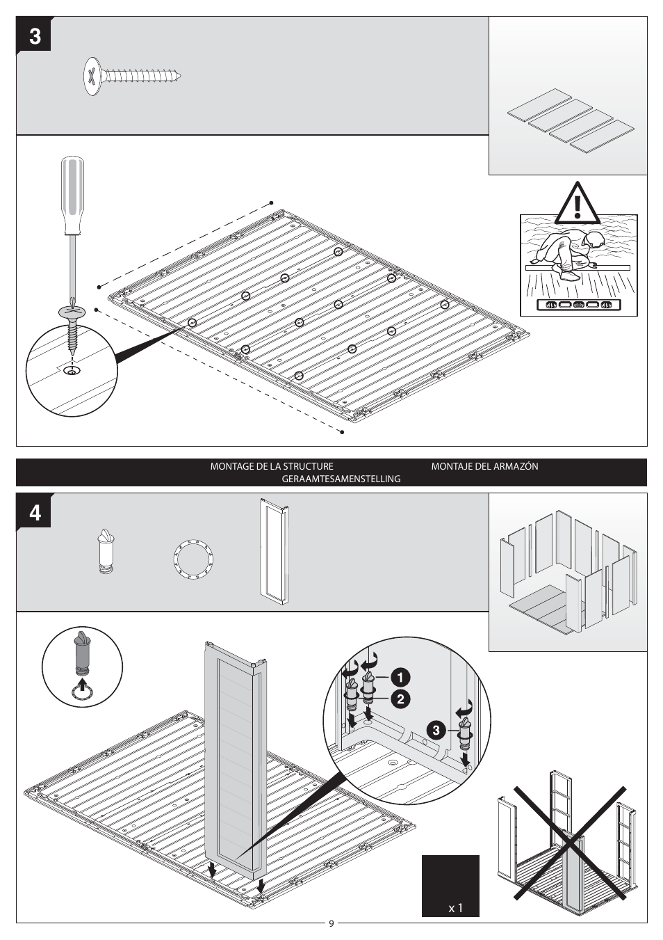 Keter Apex 8x6 User Manual | Page 9 / 32