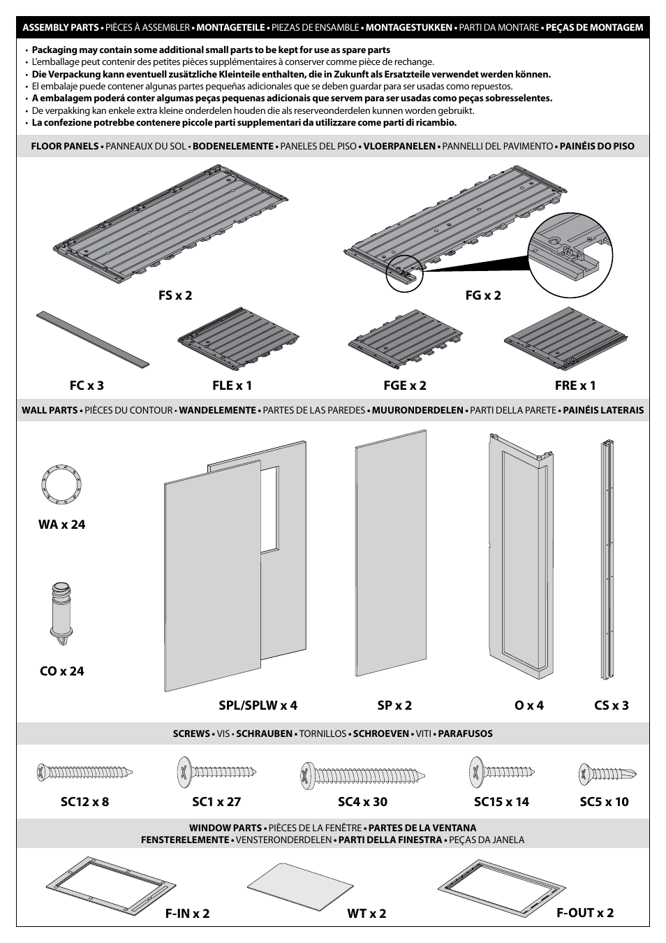 Keter Apollo 8x8 User Manual | Page 5 / 40