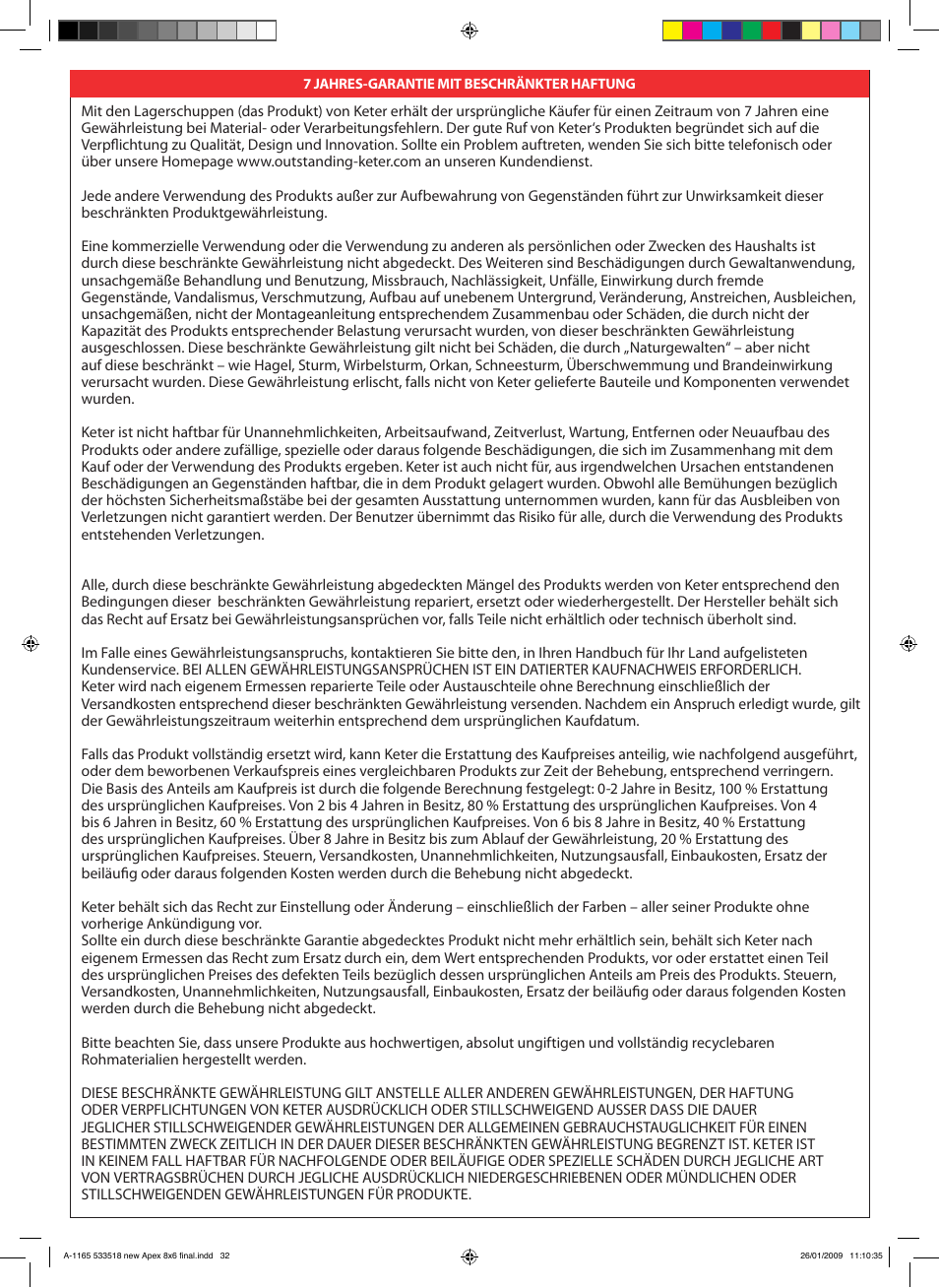 Keter Atlas 10x8 User Manual | Page 43 / 51