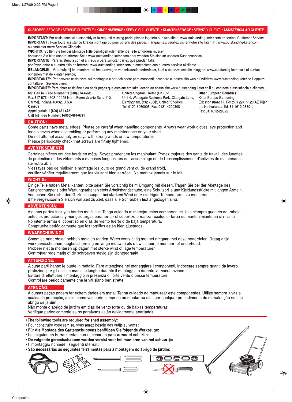 Keter Atlas 10x8 User Manual | Page 5 / 51