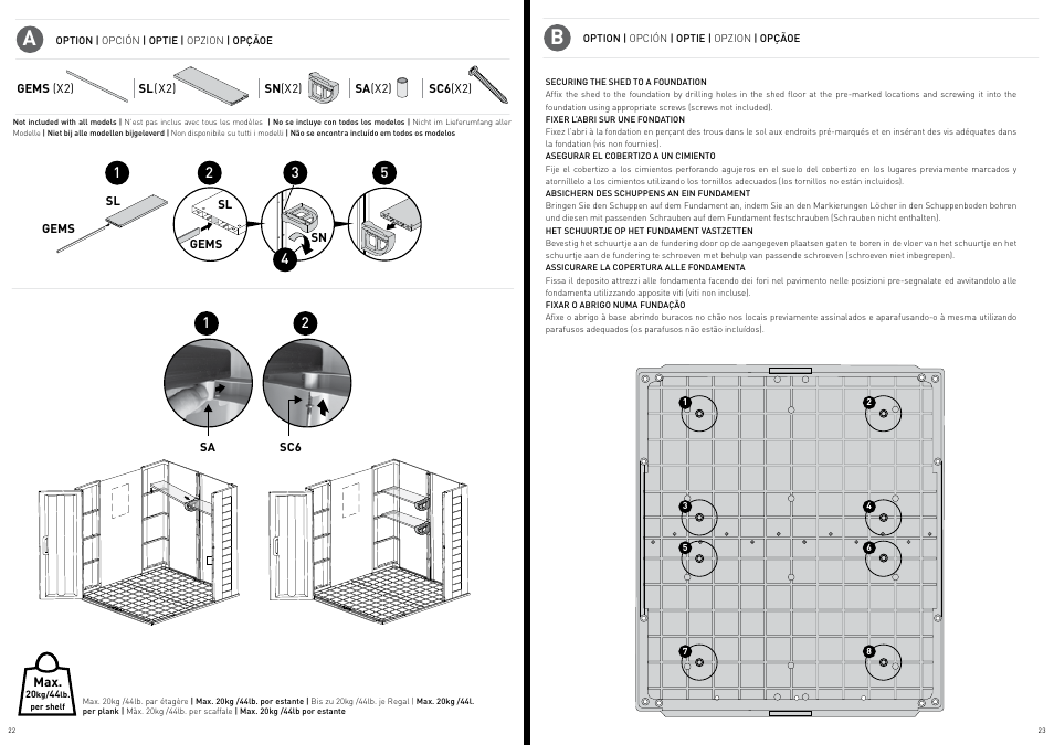 Keter Factor 6x6 User Manual | Page 12 / 15