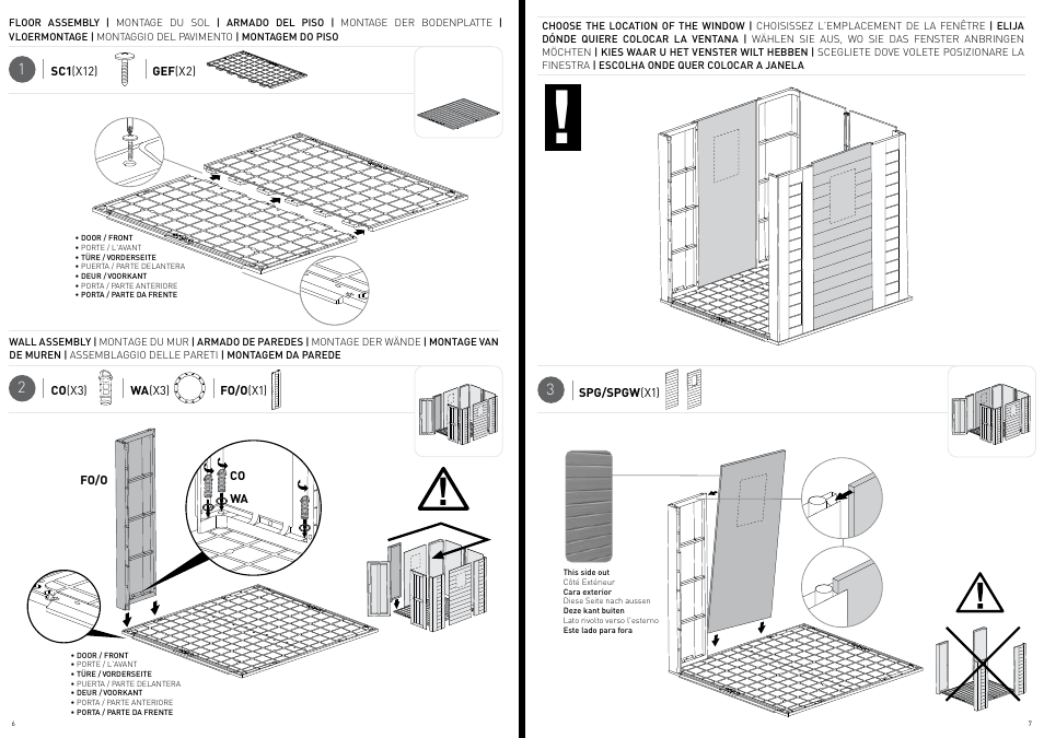 Keter Factor 6x6 User Manual | Page 4 / 15