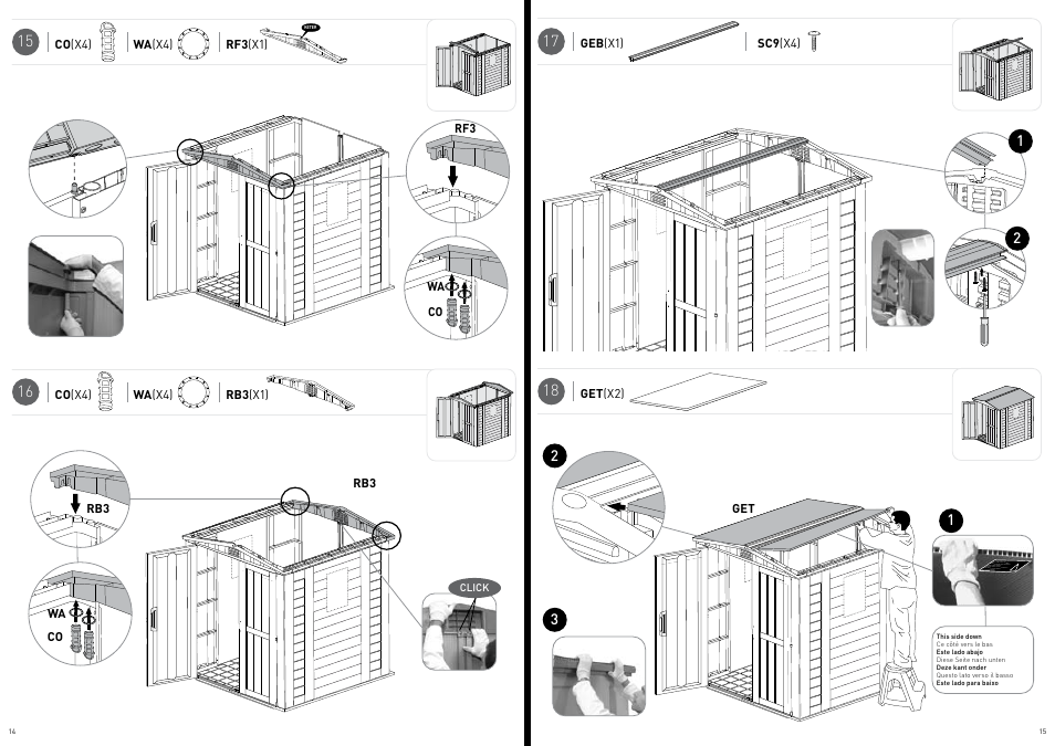 Keter Factor 6x6 User Manual | Page 8 / 15