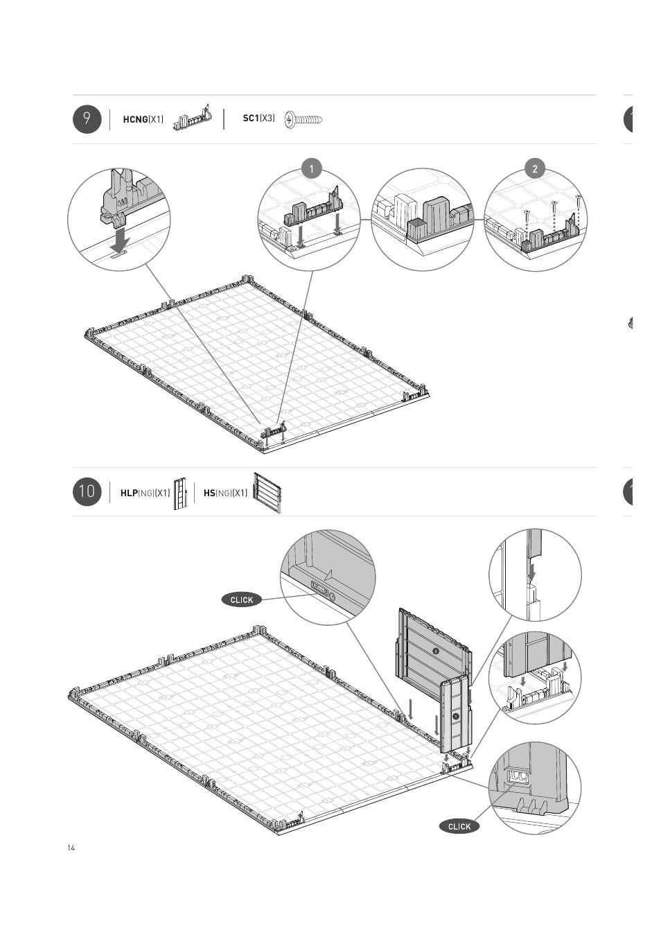 Keter Horizon 7X10 NG User Manual | Page 14 / 52
